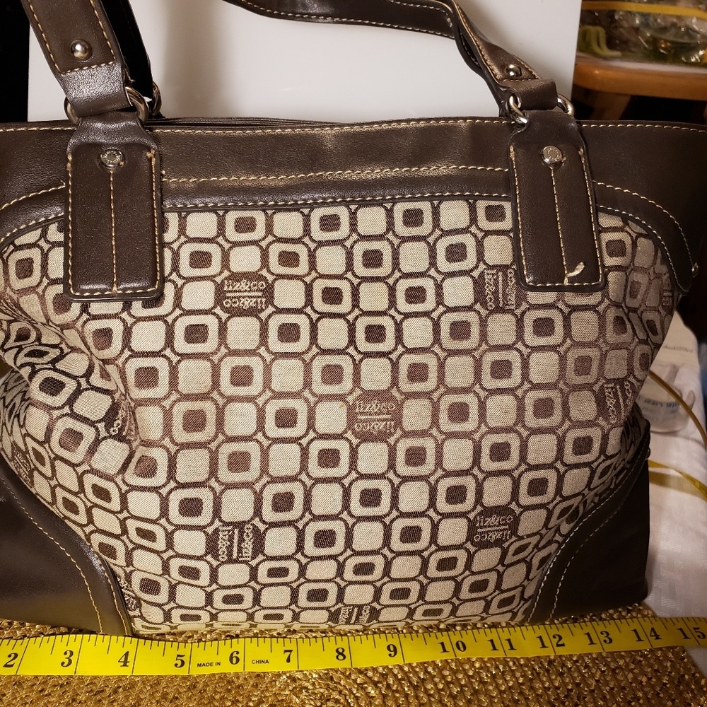 Brown & Tan Liz & Co. Shoulder Bag